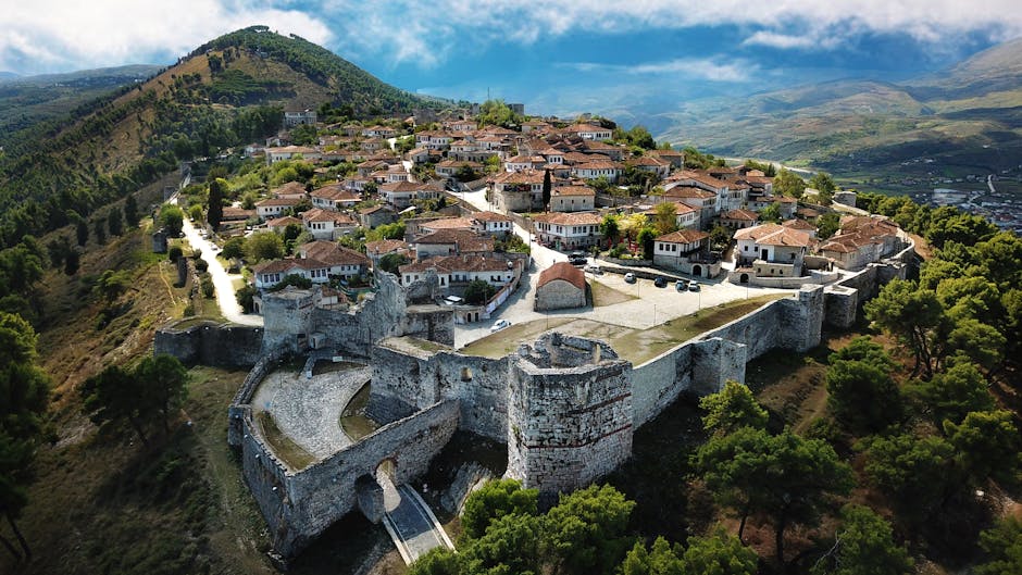 Albanien, altstadt, antikes rom