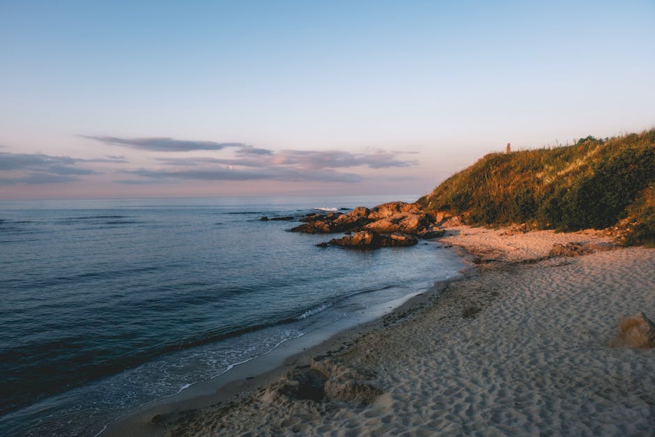 Bulgarien, d&auml;mmerung, meer