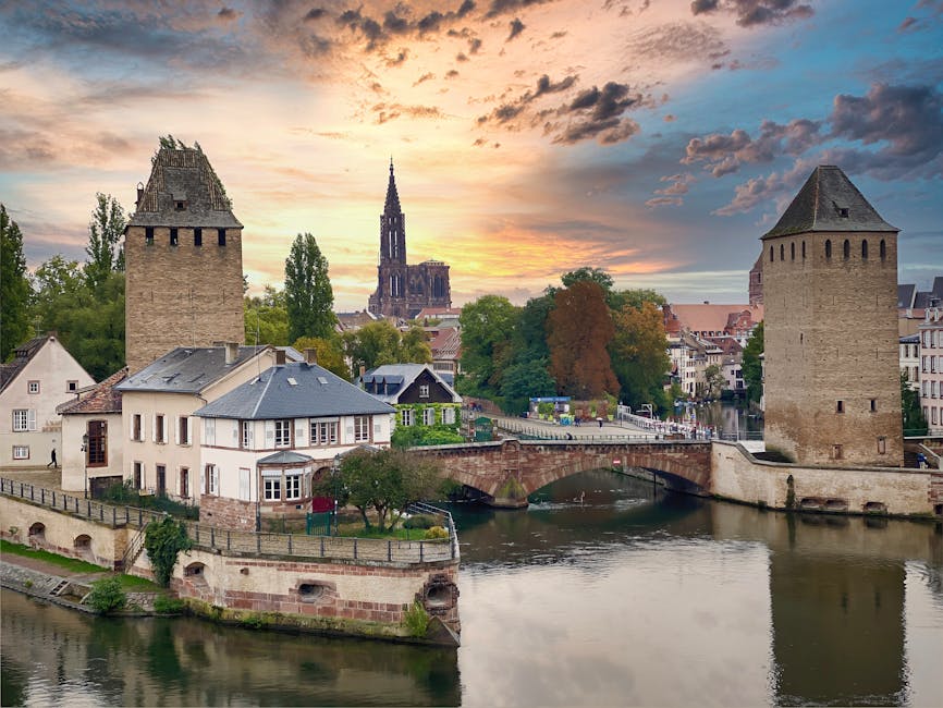 Architektur, b&auml;ume, bekannt