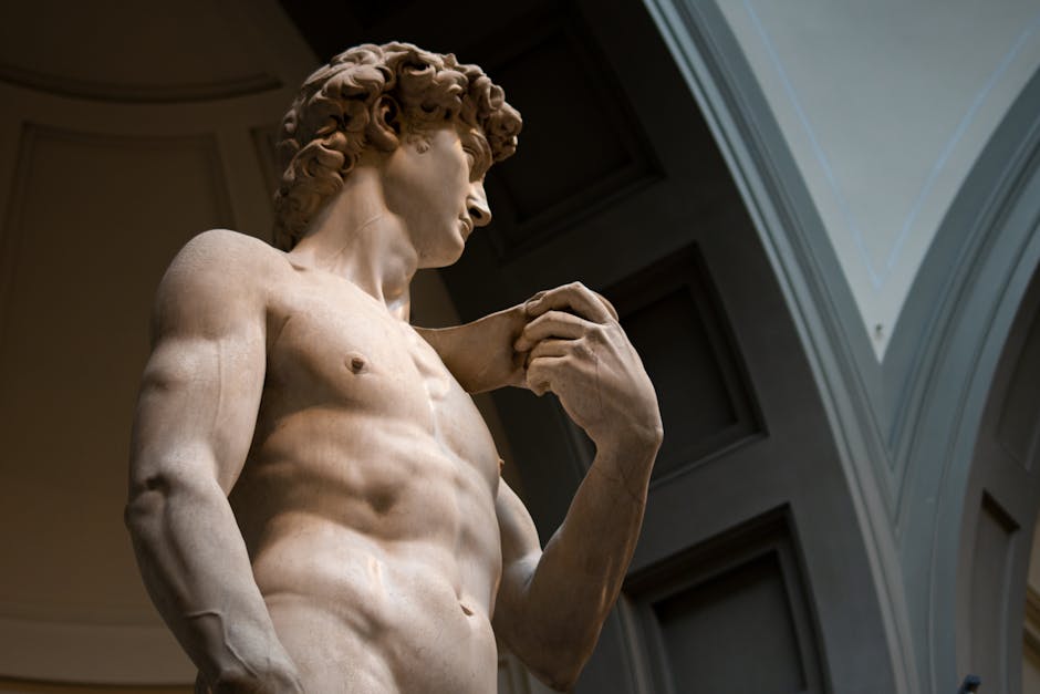 Aufnahme von unten, drinnen, florenz