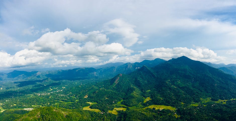 Foto Der Berge W&auml;hrend Des Tages