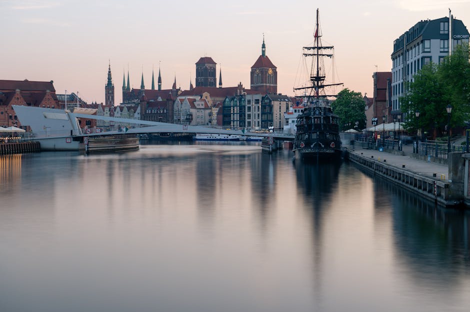 Abend, altstadt, architektur