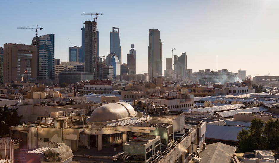 Arabische stadt, architektur, asien